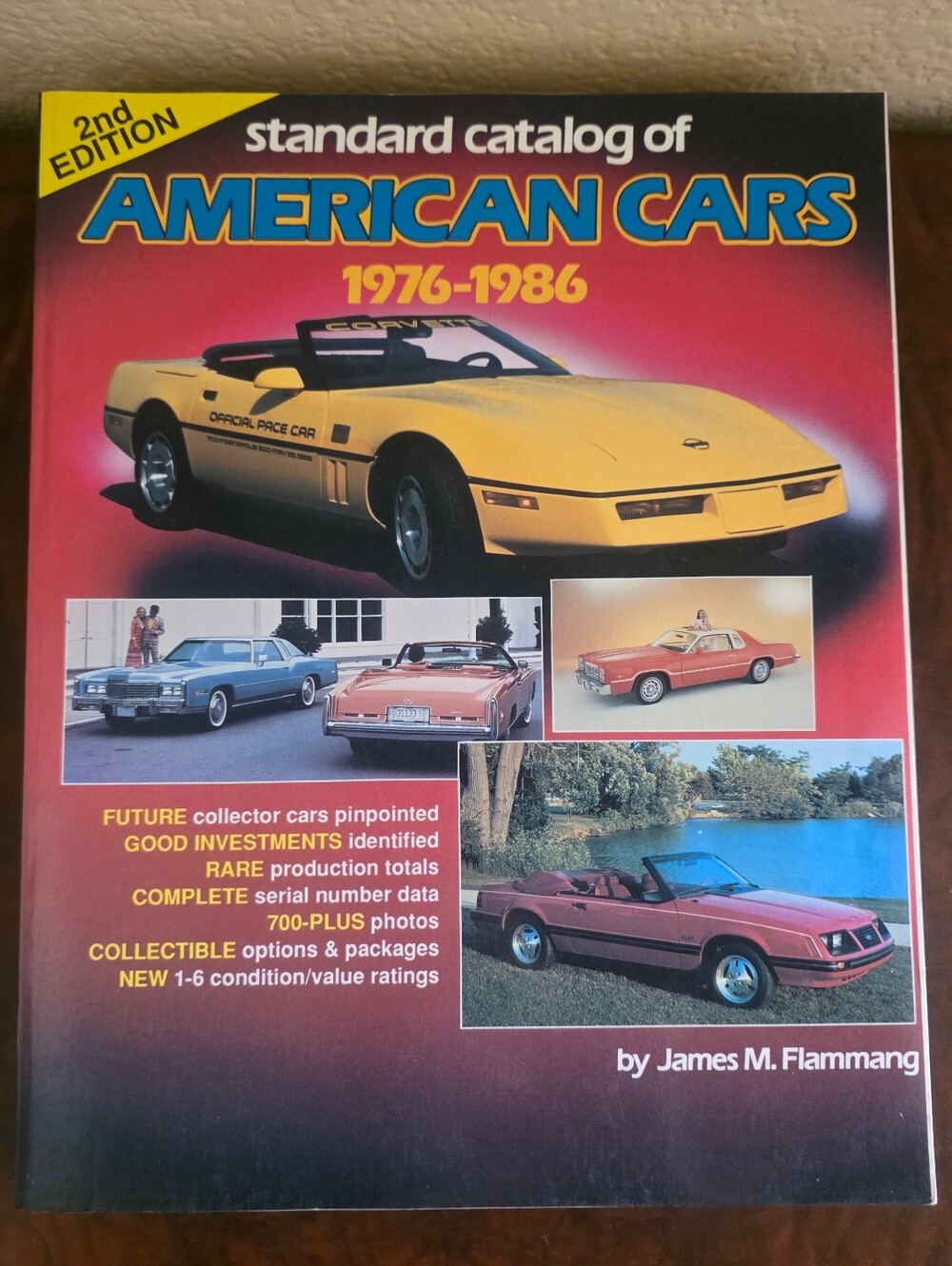 Standard Catalog American Cars 1976-1986 2nd Edition Flammang 1989 Guide